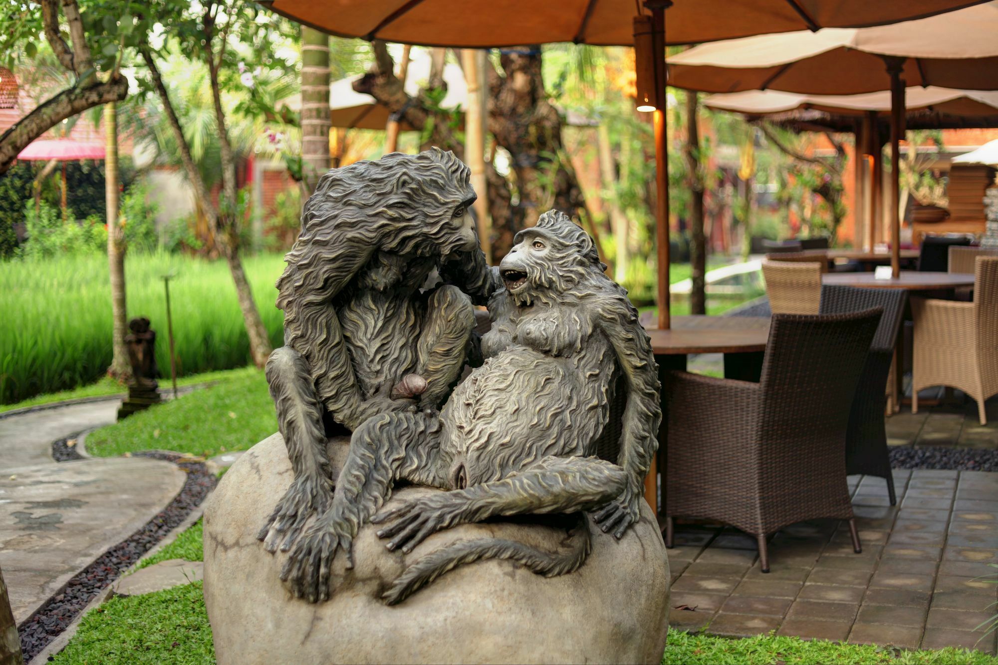 Gana Hotel & Restaurant Ubud Eksteriør billede